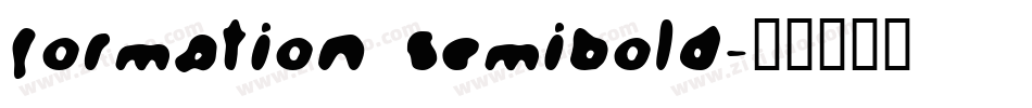 Formation SemiBold字体转换